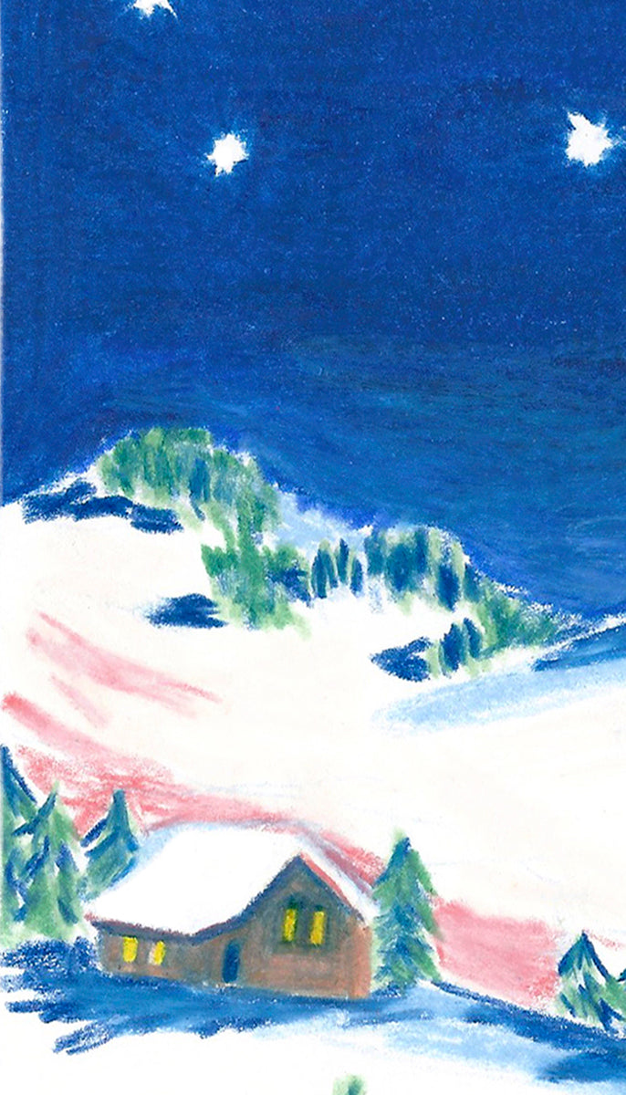 Dans le bleu parfait de la nuit