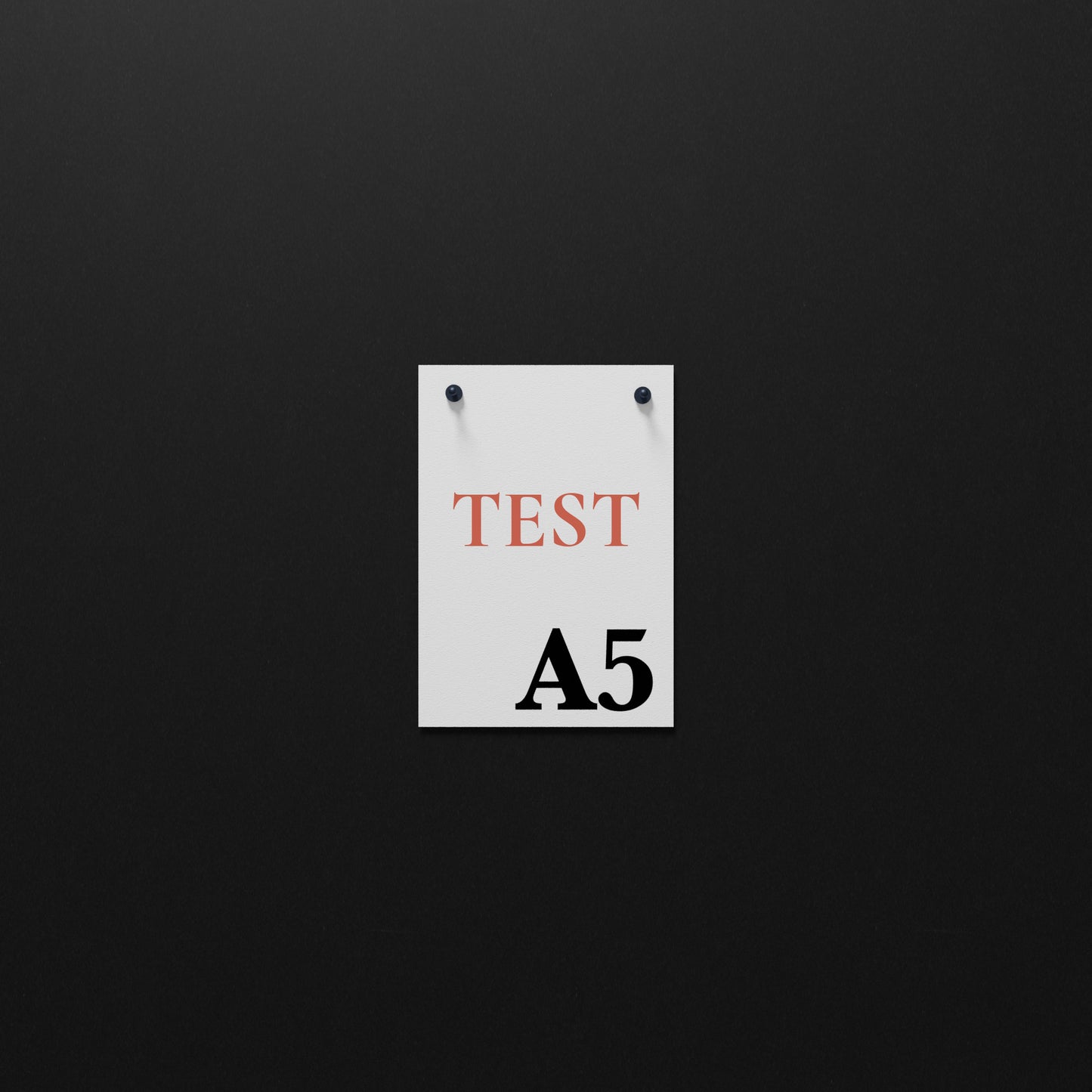 Tirage TEST - A5